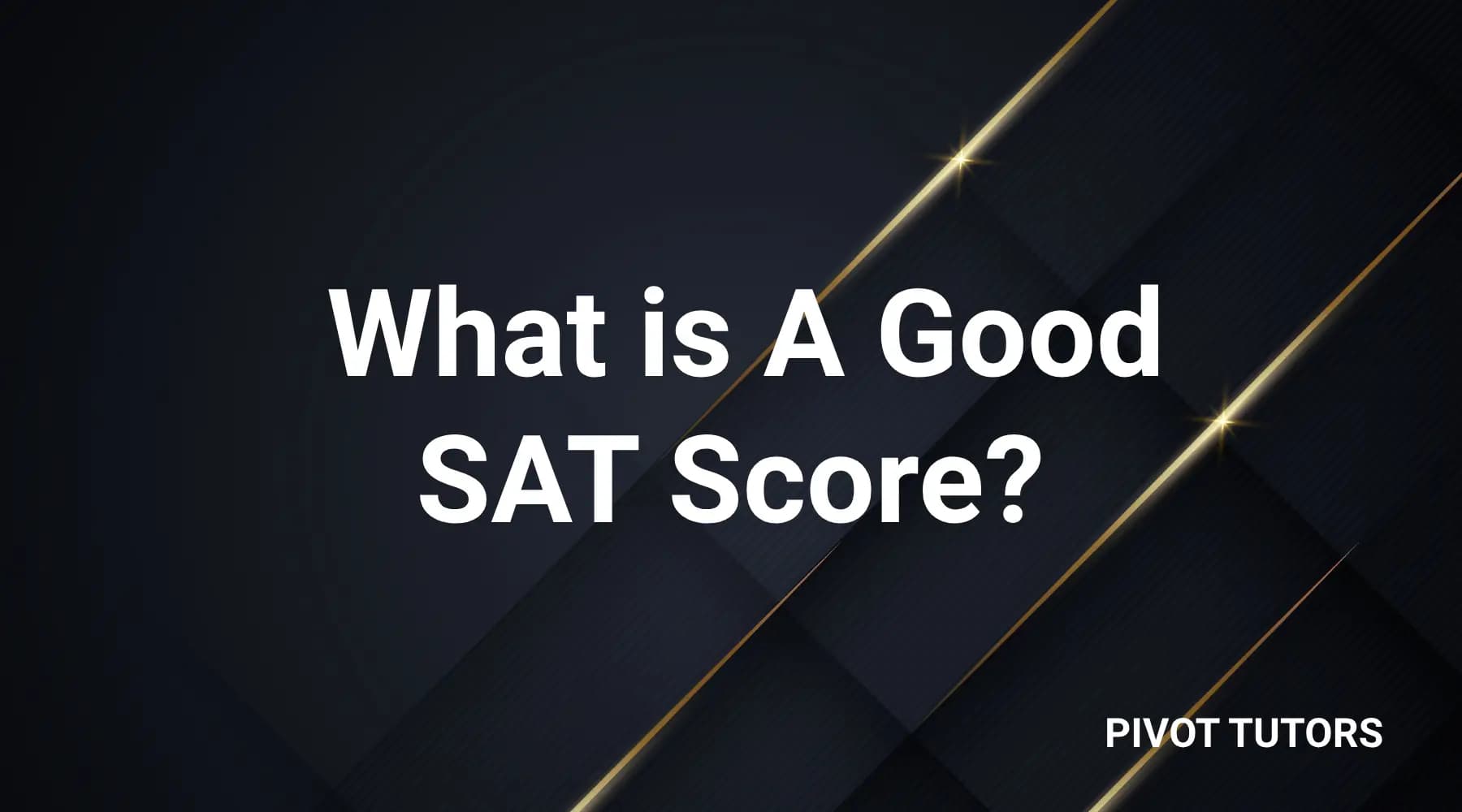 What Is A Good SAT Score? (With Tips For A Higher Score) – Pivot Tutors